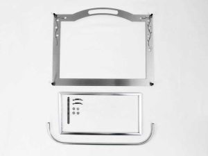 Harman Brushed Stainless Leaf Design Trim Kit, P38, P43, PC45, P61A, OEM