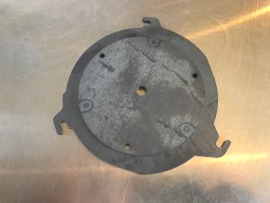 Harman Accentra Insert Combustion Exhaust Blower Motor Mount Plate, OEM