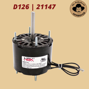 Fasco D126, Packard 40126 3.3" Multi-Purpose Blower Fan Motor, 115V, 1/40HP, 1500 RPM, PH