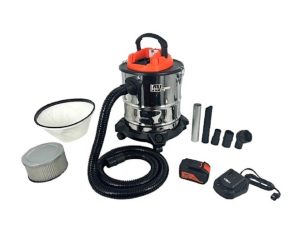 Pellethead Ash Vault Pro Cordless 2.0, 20V DC Fireplace and Stove Vacuum Cleaner