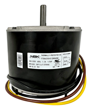 Genteq 3S003, Carrier HC37GE210, Rheem 51-23055-12 HVAC PSC Condenser Fan Motor, 208-230V, 1/5HP, 825 RPM, PH *Open Box*