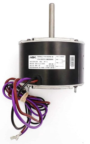 Genteq 3S012, AO Smith B13400251 HVAC PSC Condenser Motor, 208-230V, 1/6HP, 1075 RPM, PH *Refurb*