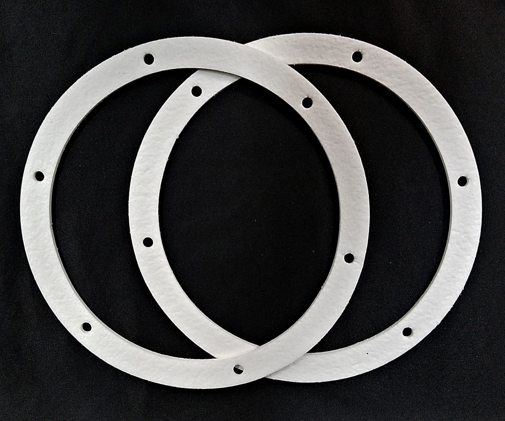 Stove and Fireplace Combustion Blower Exhaust Motor to Housing Gasket, Liotherm Fiber, 7″ Round, 2-Pack, PH - Image 2
