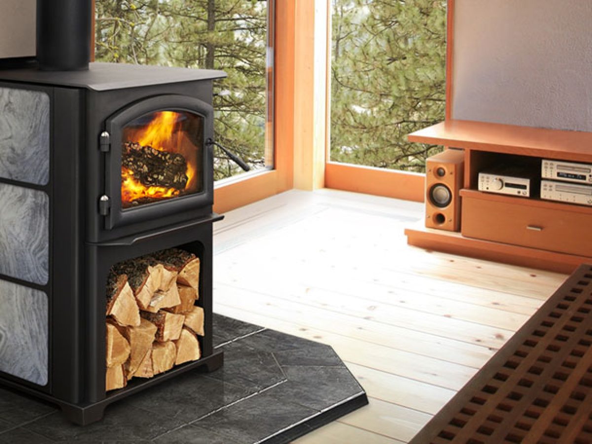 Quadra-Fire 5700 Step Top Wood Stove - Fireside Hearth & Home