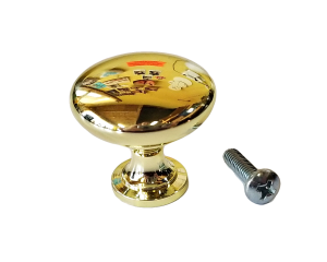 Harman Hopper Lid Pull Knob, Gold, OEM