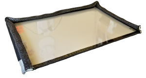 QuadraFire Castile and Santa Fe Door Glass Assembly W/Gasket, OEM