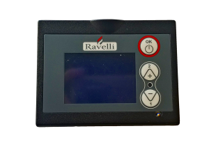 Ravelli & EcoTeck Pellet Stove Vertical Tilting RDS Display, OEM