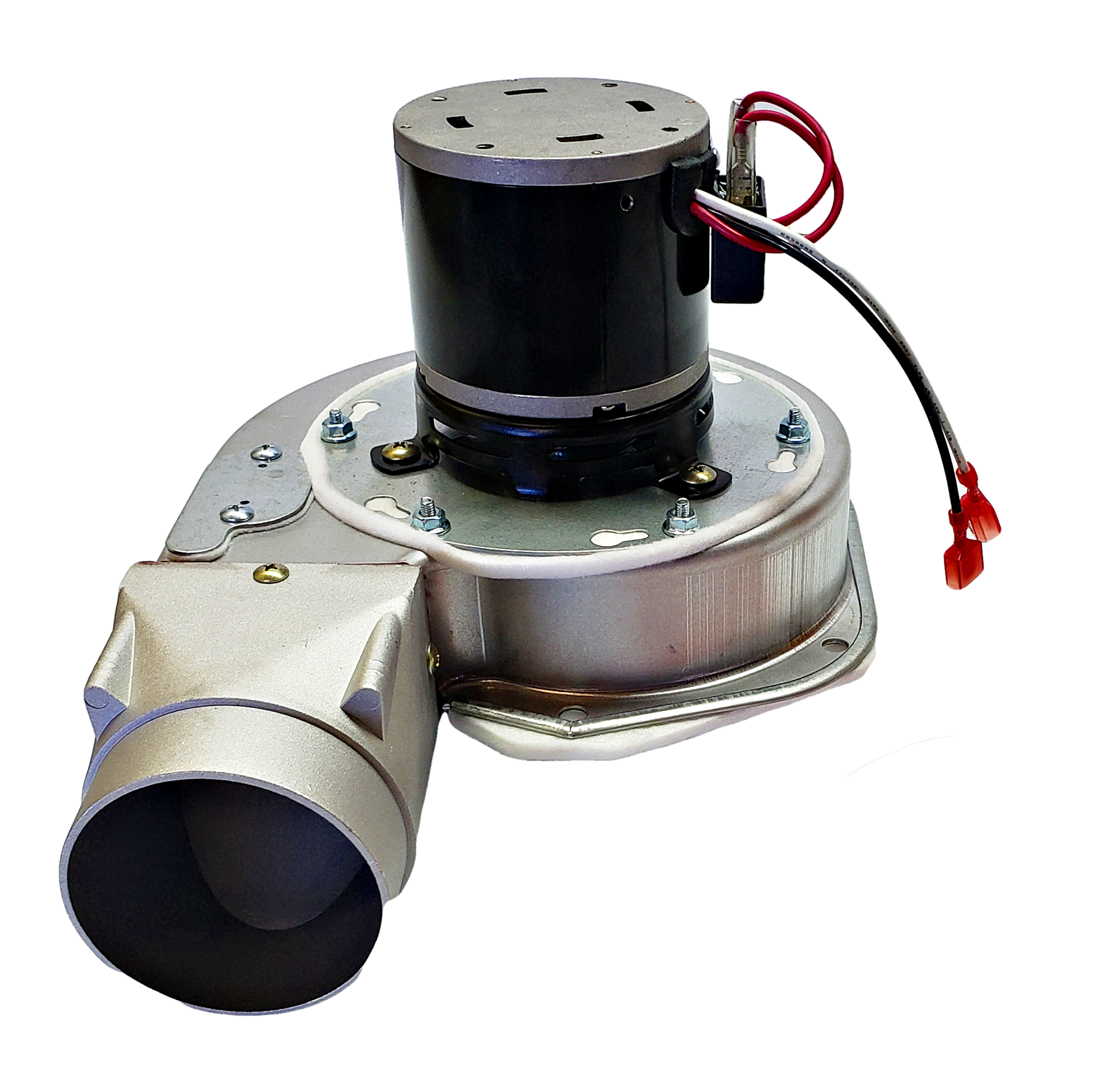 England Stove Works, Englander Pellet Stove Combustion Exhaust Fan Motor W/ Housing and Gasket, PH