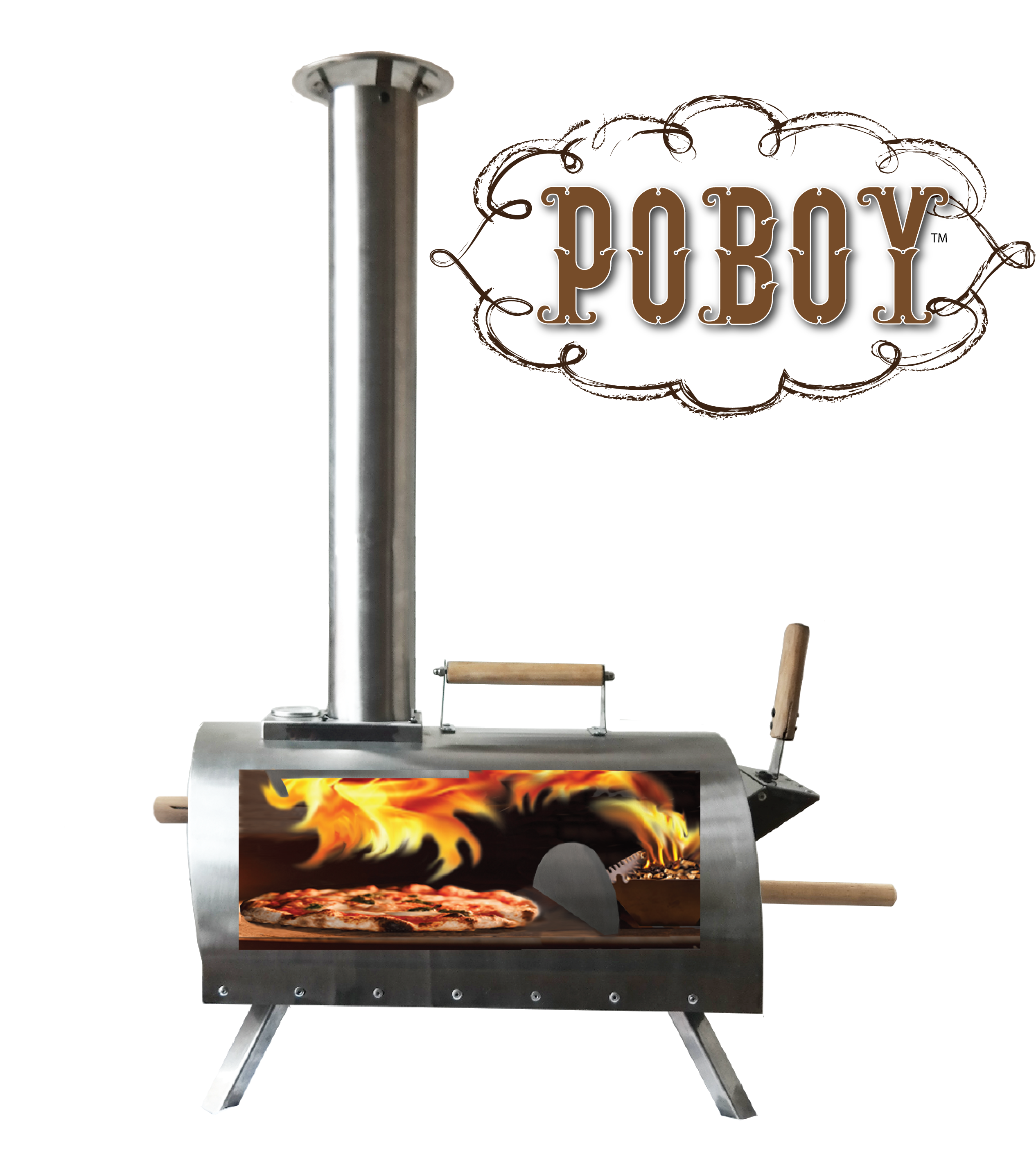 Pellethead Poboy Wood Pellet Fired Stone Pizza Oven