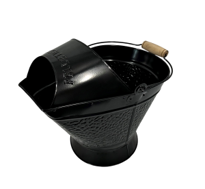 Black Pellet Scuttle Bucket