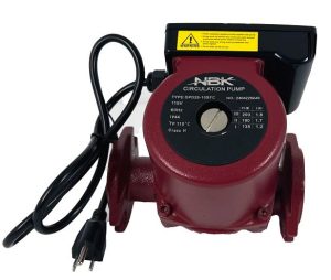 NBK Circulation Pump For GRUNDFOS UPS26-96F, UPS26-99FC 3-Speed Water Boiler Circulator Pump 52722512, PH