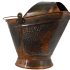 Pellethead Distressed Brass Coal Hod Scuttle Bucket
