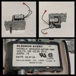 Harman 4 RPM Clockwise Auger Feed Motor, HHT Direct, OEM