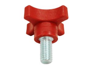 Harman PB105 and Heatilator BH105 Boiler Hopper Swing Plate 1/2-13 Red Nylon Knob 3-31-72196, OEM
