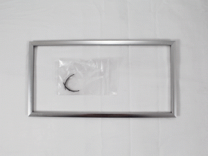 Harman Brushed Stainless Steel Tile Frame, 12x6, OEM