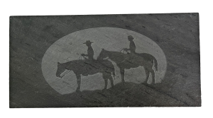Harman Trail Rider, Horse Rider Slate Tile, 12x6, OEM