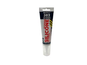 NuFlex High Temperature Black Silicone Sealant Adhesive, 2.8 oz