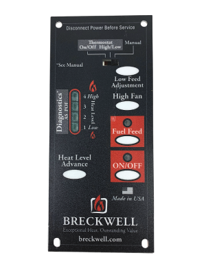 Ashley, Breckwell and US Stove 1 RPM, 4-Speed Circuit Control Board, OEM