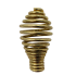 Harman and Heatilator Eco-Choice 1/2" Brass Spring Handle, OEM