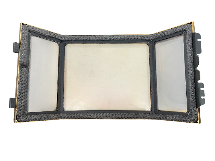 Quadrafire Classic Bay 1200 and 1200i Satin Nickel Door Assembly, OEM - Image 5