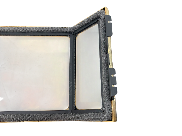 Quadrafire Classic Bay 1200 and 1200i Satin Nickel Door Assembly, OEM - Image 4