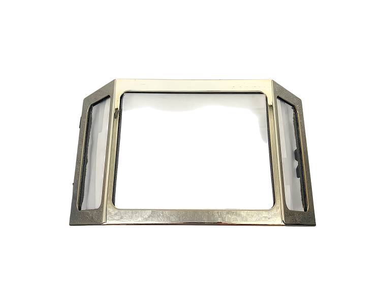 Quadrafire Classic Bay 1200 and 1200i Satin Nickel Door Assembly, OEM - Image 2