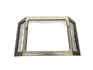 Quadrafire Classic Bay 1200 and 1200i Satin Nickel Door Assembly, OEM
