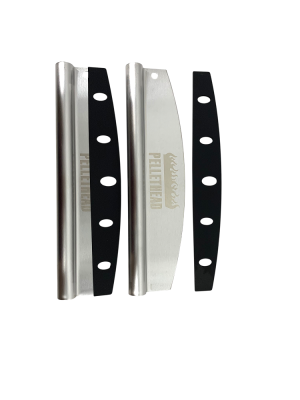 Pellethead PoBoy and GMG Rocker-Style Stainless Steel Pizza Cutter, 2-Pack, PH