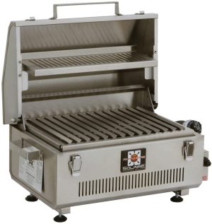 Solaire Anywhere Portable Infrared Propane Gas BBQ Grill with Warming Rack, Carrying Bag