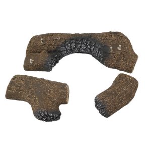 Heatilator PS35 and Quadrafire Classic Bay 1200, 1200i, Frontier-II Log Set, 3 Piece, OEM