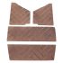Heat N Glo Tiara II Gas Stove 4Pc Firebrick Set, BRICK-T2, OEM
