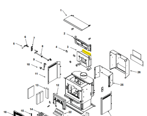 Harman TL2.0 and TL2.6 Combustion Package Cap, OEM