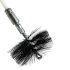 Stove and Fireplace 4" Venting Exhaust Flue Metal Bristle Cleaning Brush
