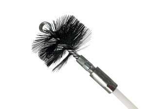 Stove and Fireplace 3" Venting Exhaust Flue Metal Bristle Cleaning Brush
