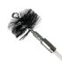 Stove and Fireplace 3" Venting Exhaust Flue Metal Bristle Cleaning Brush
