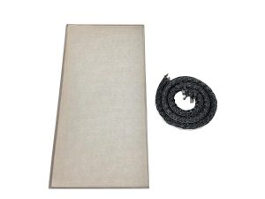 Harman Advance and Mark I Side Door Glass W/Gasket, OEM