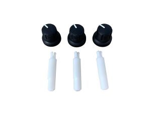 Harman and Heatilator Circuit Board D Shaped Knob and Shaft, 3 Pack, OEM