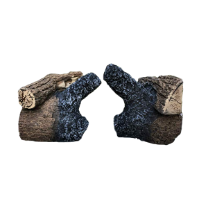 QuadraFire Pellet Stove 2 Piece Log Set, OEM