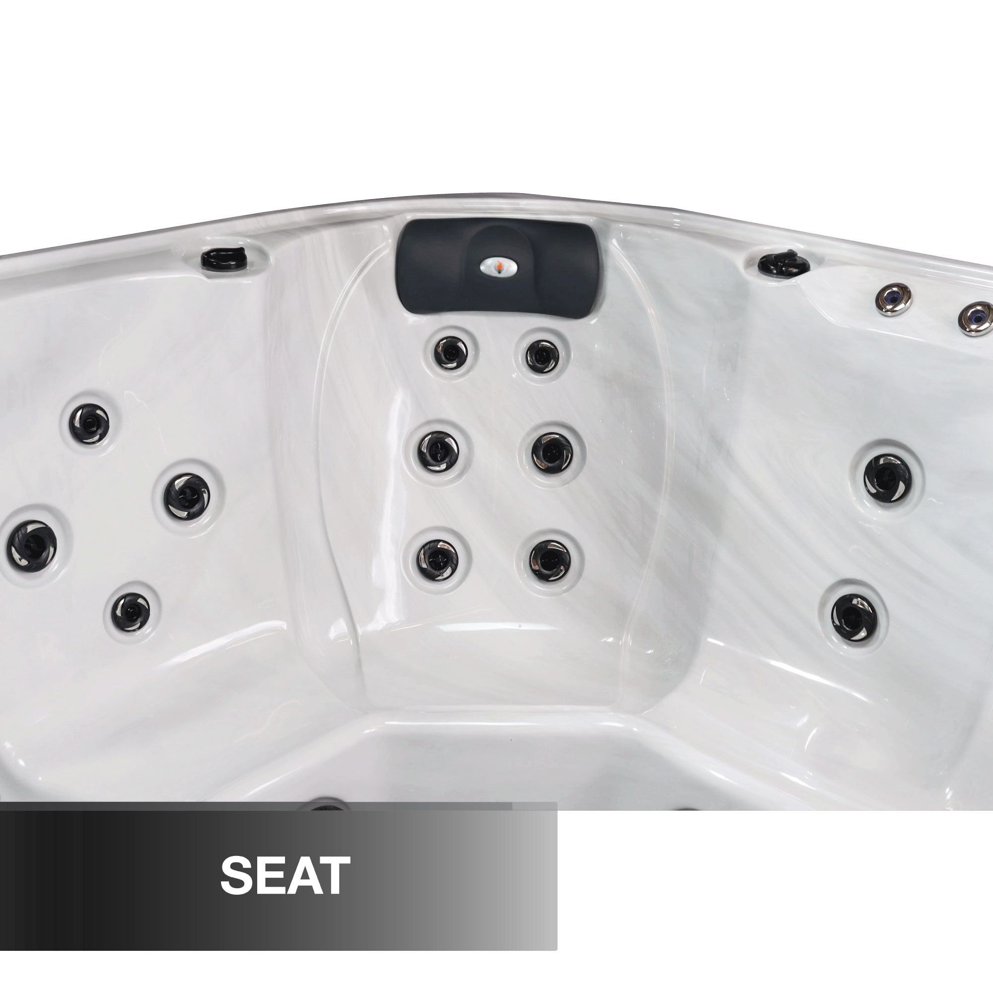 Liberty Spas LYS5000 6 Person Hot Tub Spa | 34 Jets | 240V | Bluetooth Audio & Waterfall - Image 5