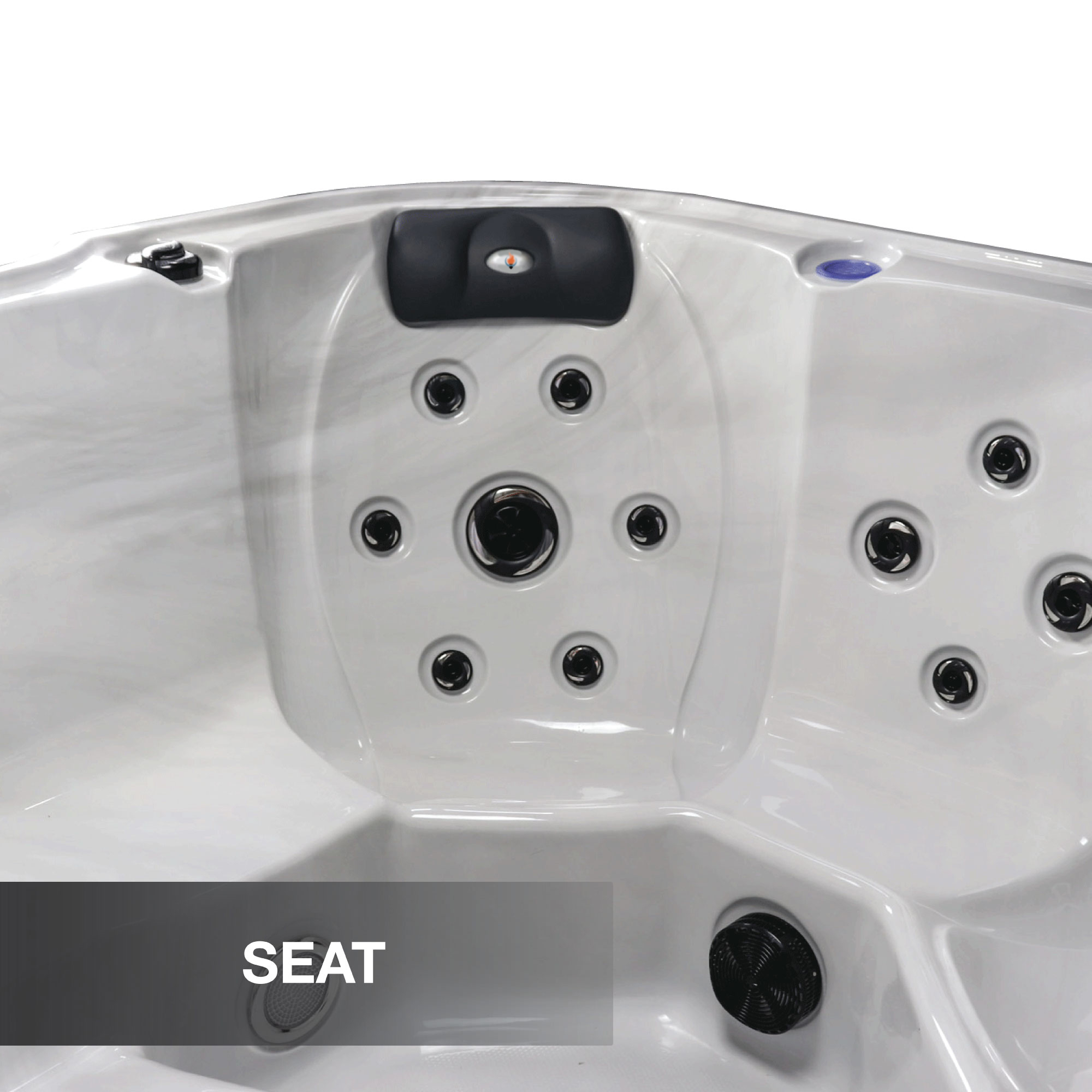 Liberty Spas LYS5000 6 Person Hot Tub Spa | 34 Jets | 240V | Bluetooth Audio & Waterfall - Image 6