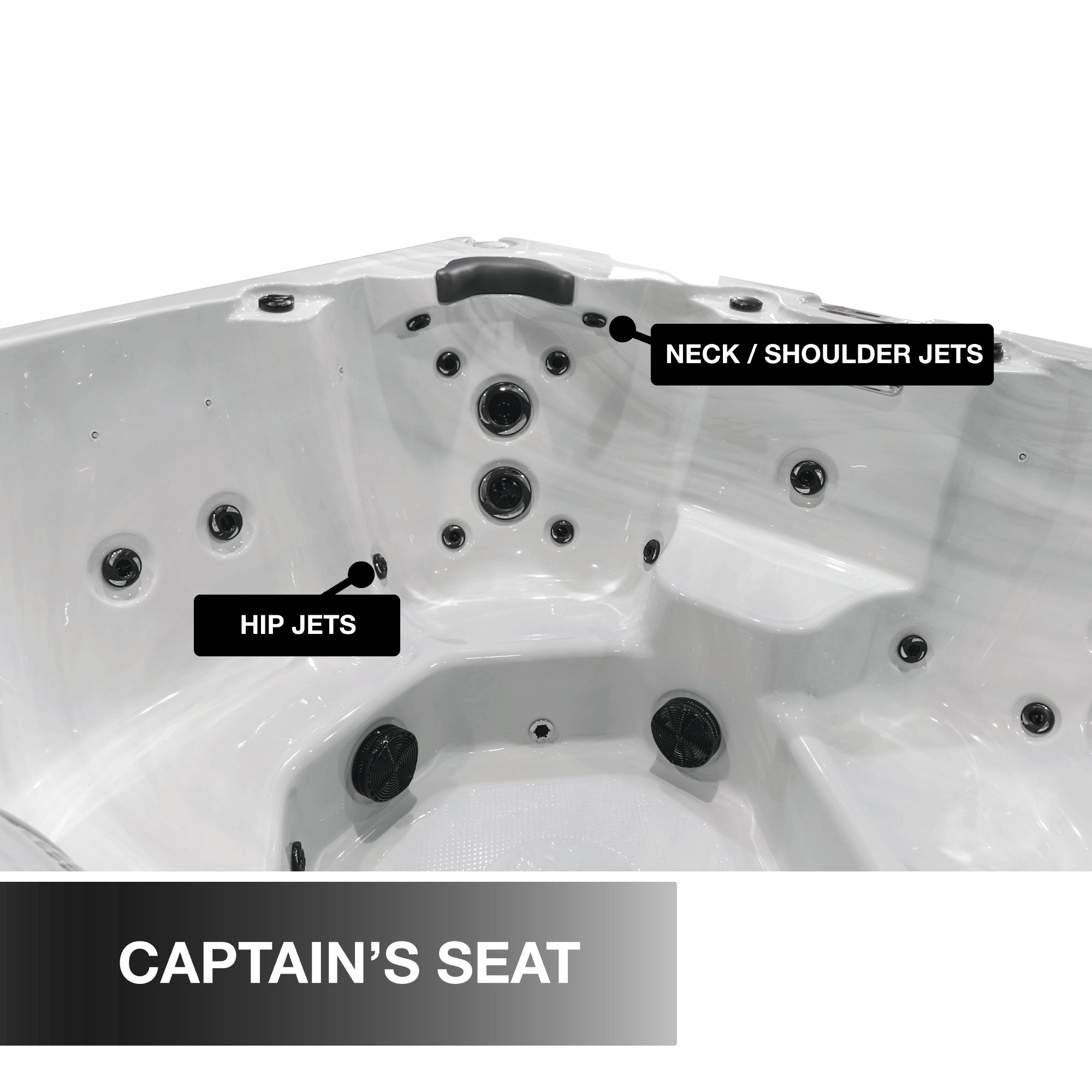 Liberty Spas LYS7000 7 Person Hot Tub Spa | 46 Jets | 240V - Image 4