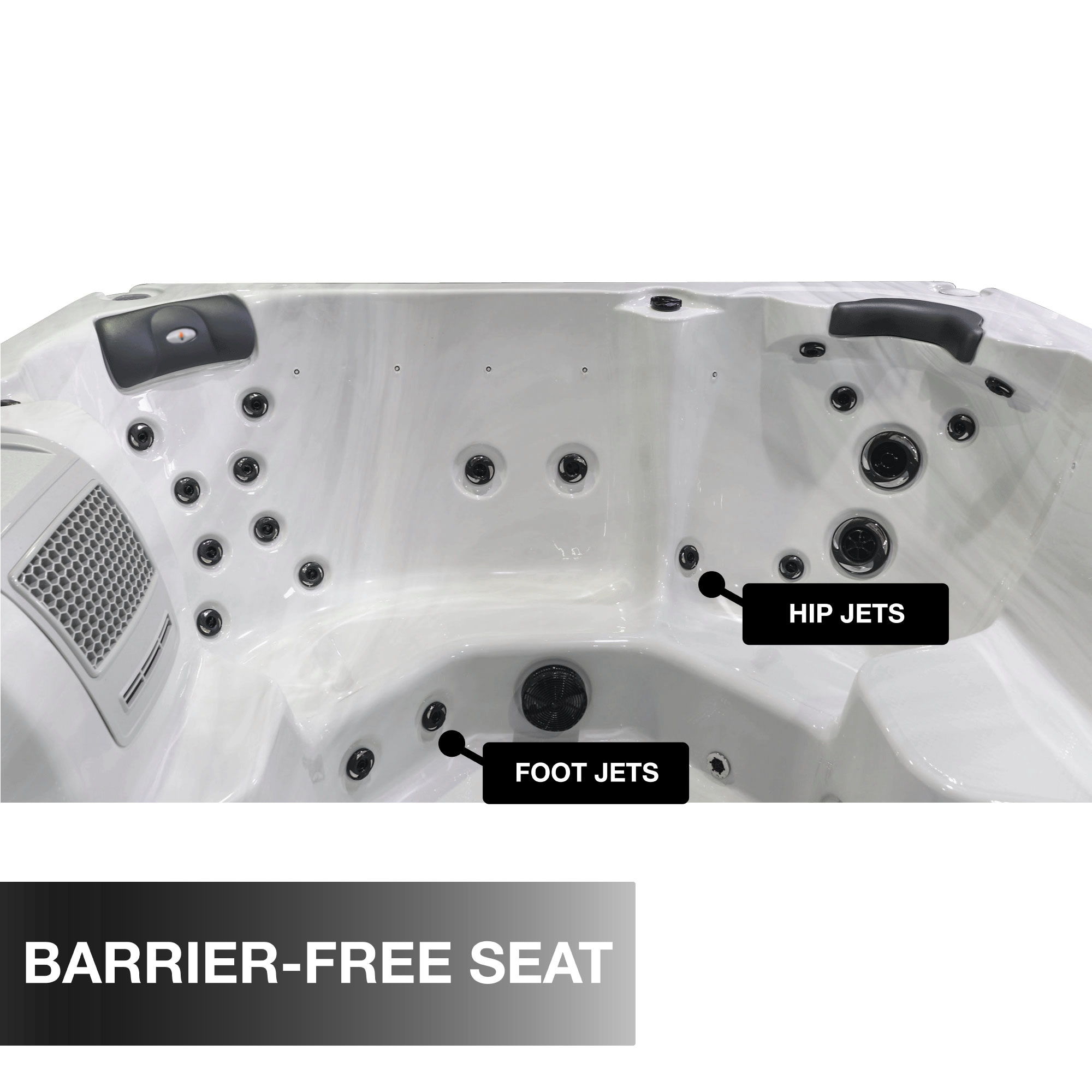 Liberty Spas LYS7000 7 Person Hot Tub Spa | 46 Jets | 240V - Image 6