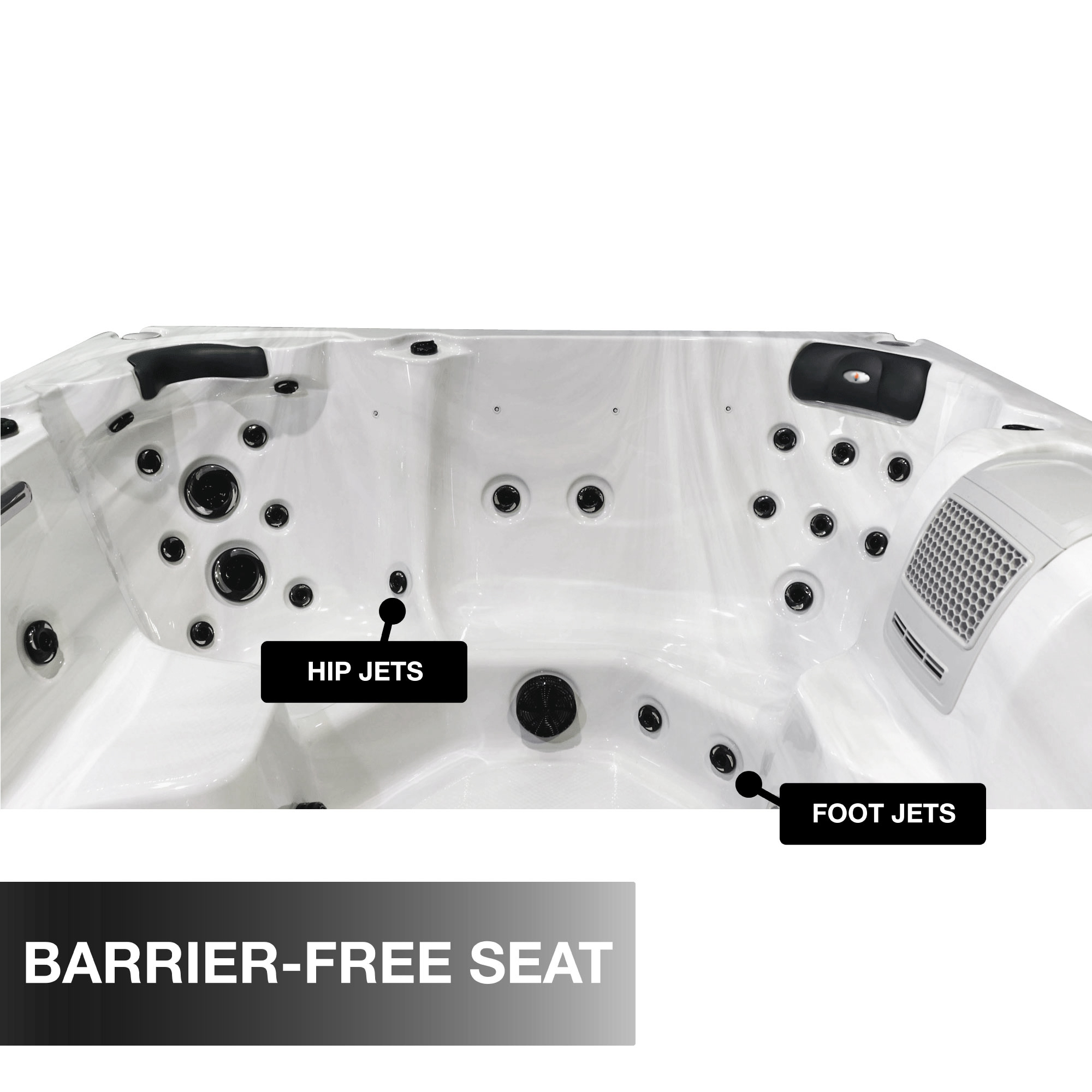 Liberty Spas LYS7000 7 Person Hot Tub Spa | 46 Jets | 240V - Image 7