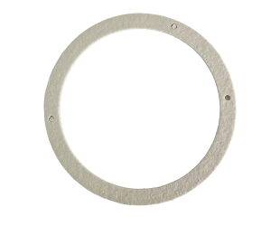 Stove and Fireplace Combustion Blower Exhaust Motor to Housing Gasket, Liotherm Fiber, 7" Round, PH