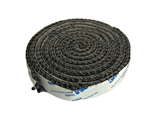 Stove and Fireplace Door Glass Gasket, Flat PSA, 7/8" x 10', PH