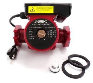 NBK Circulation Pump For GRUNDFOS UPS15-58FC 3-Speed, 1/25HP Circulator Pump 59896341, PH