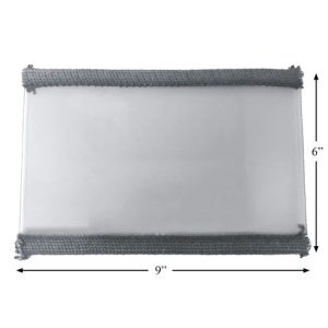 QuadraFire Castile Insert & Mt Vernon AE Insert Side Glass Assembly W/Gasket, OEM