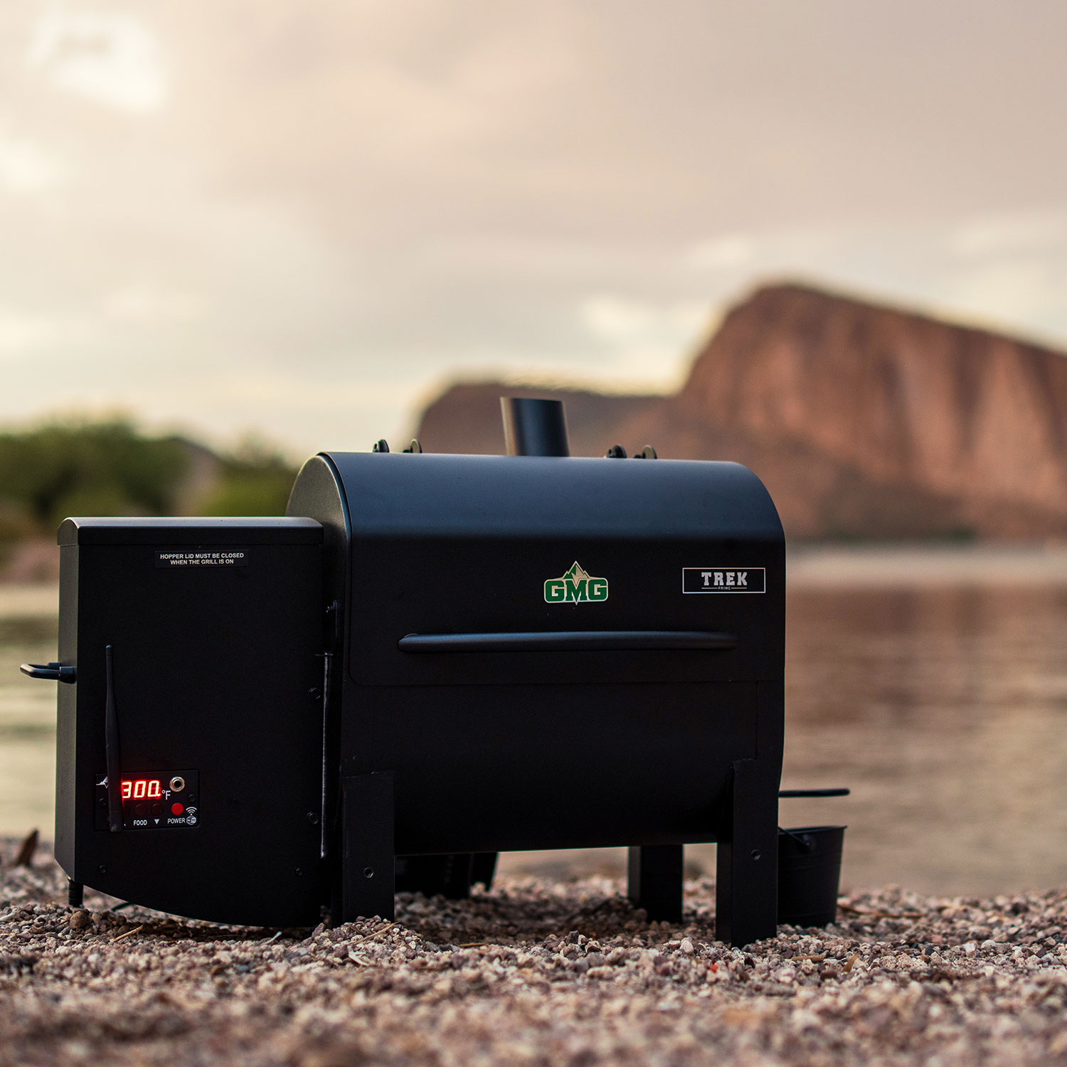 GMG Trek Prime 2.0 WiFi Portable Grill & Smoker with Cover - Image 12