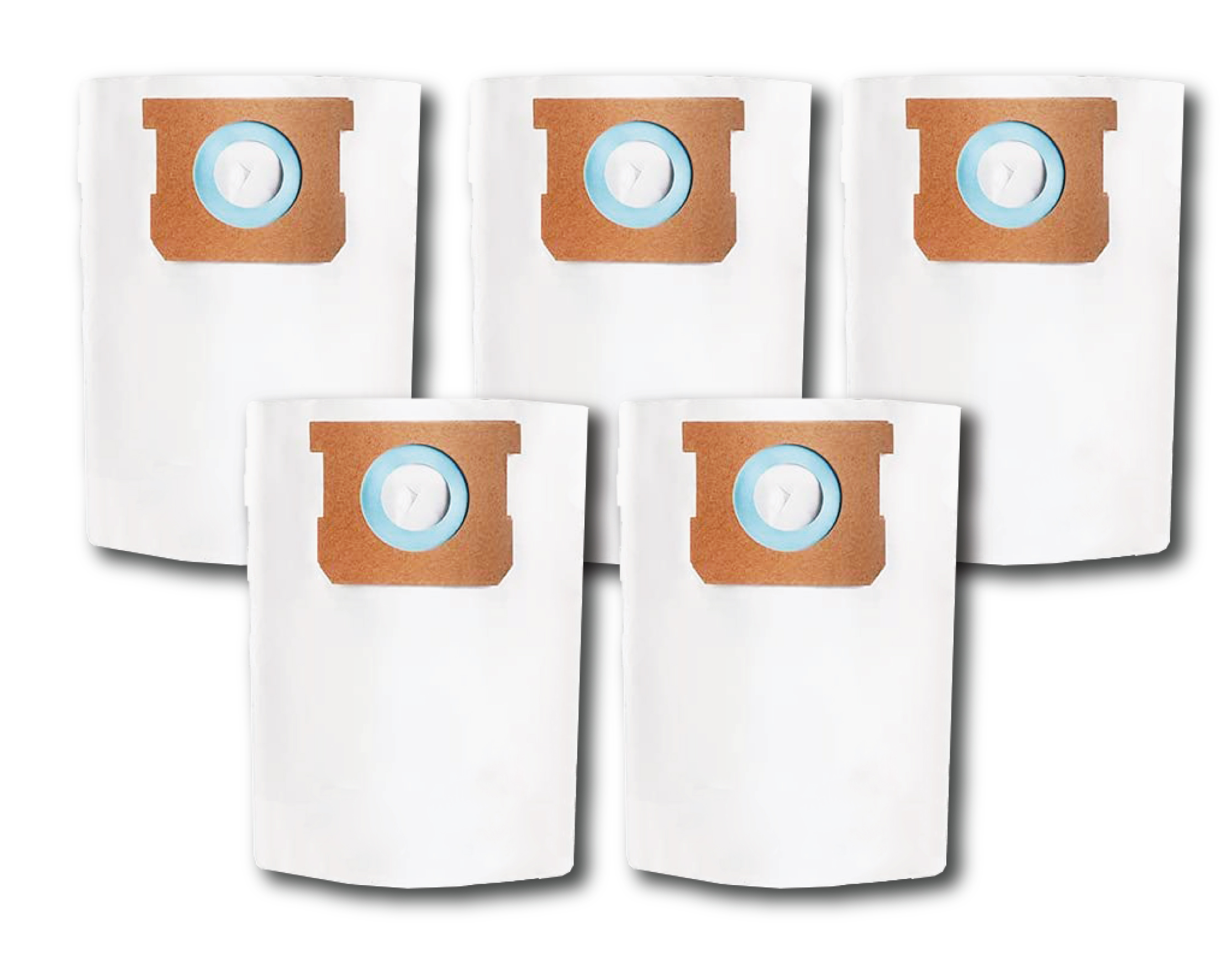 Shop-Vac 906-61-0, 90661 Type-E 5 to 8 Gallon High-Efficiency Disposable Collection Filter Bag, 5 Pack