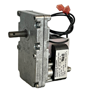 Napoleon and Timberwolf Auger Feed Motor, 1 RPM Clockwise W/Hole In Shaft, AMP
